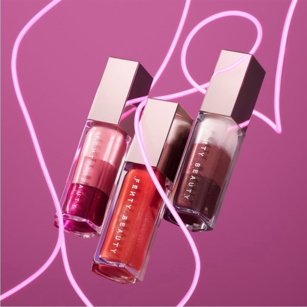 Fenty Beauty Glossy Posse Lip Gloss Set VIII NIB Limited Edition - Picture 2 of 6
